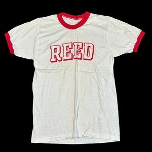 Vintage Reed College Ringer Graphic T-Shirt